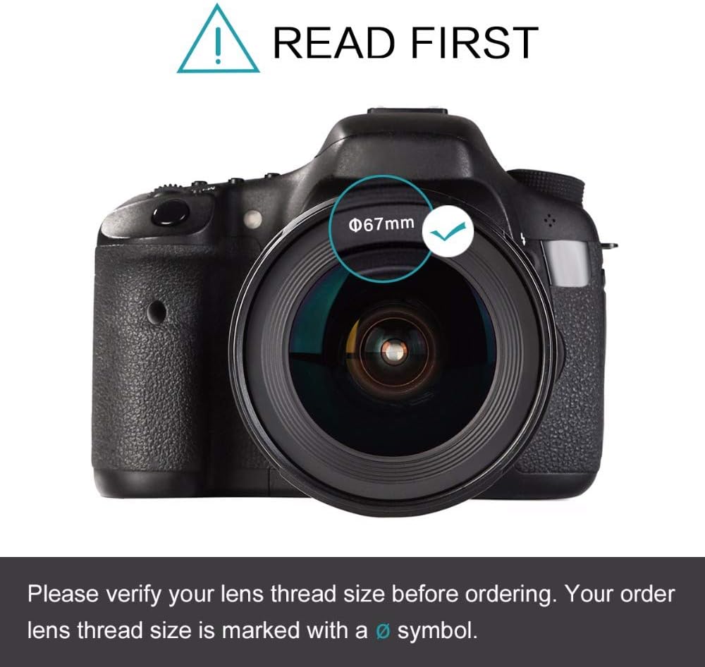 K&amp;F Concept ND-Filter, Variabler ND2-400, ND-Graufilter, verstellbar, ND2, ND4, ND8, ND16, ND32 bis