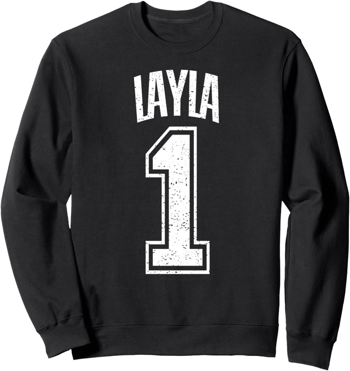 Layla Supporter Number 1 Grösster Fan Sweatshirt