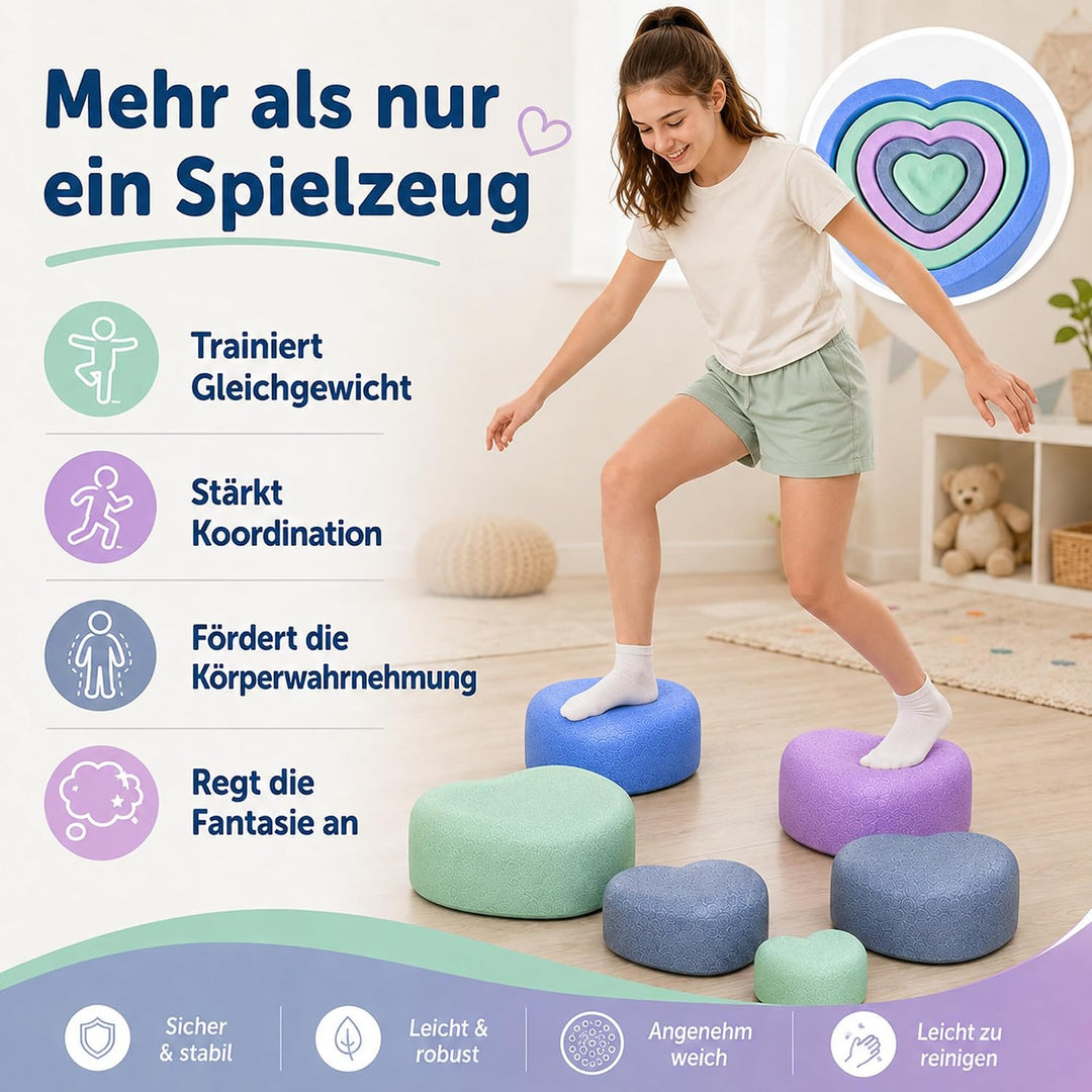 Sensorische Balanciersteine 5er Set