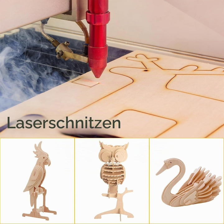 Linde Sperrholz 3mm, 42 x 30 cm, DIY, Laserbearbeitung, Brandmalerei, Modellbau, Deko, Gemälde A3-42