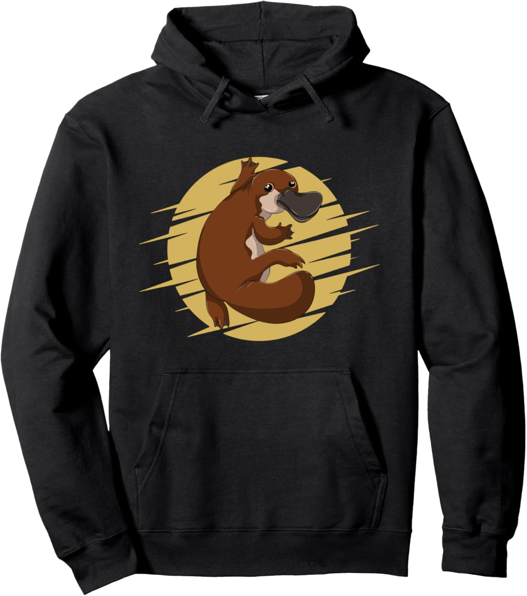 Australien Outback Zoo Tier Niedliches Schnabeltier Pullover Hoodie