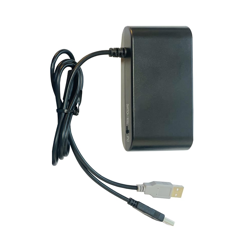 Jerilla NGC-Controller-Adapter für GameCube Controller, Konverter Unterstützt 4 GC Controller Gamepa