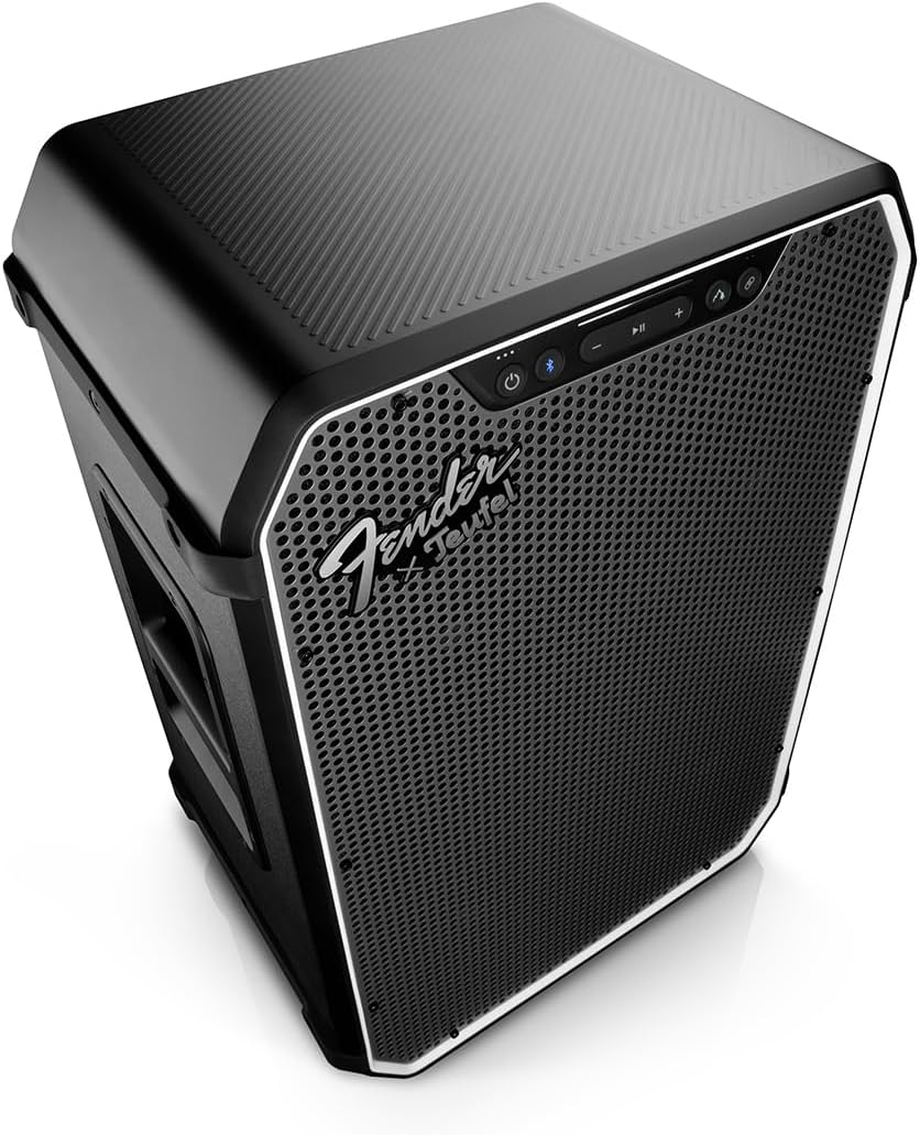 Teufel x Fender ROCKSTER NEO - Tragbarer Bluetooth Lautsprecher Black &amp; Steel, Black &amp; Steel