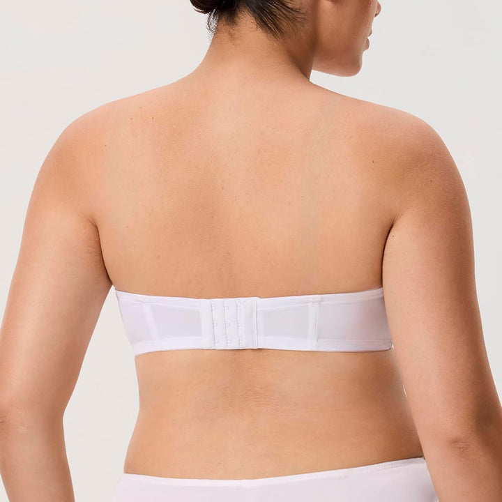 DELIMIRA Damen Trägerloser BH mit Bügel | Grosse Grössen, Seamless, Dirndl BH, mit Geformte Cups, T-