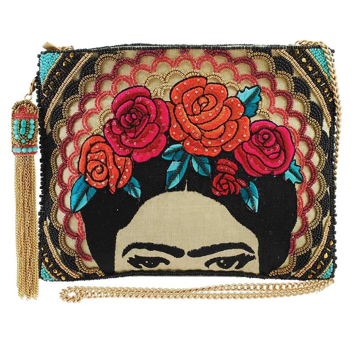 Mary Frances Damen Frida Crossbody Clutch Handtasche, Mehrfarbig