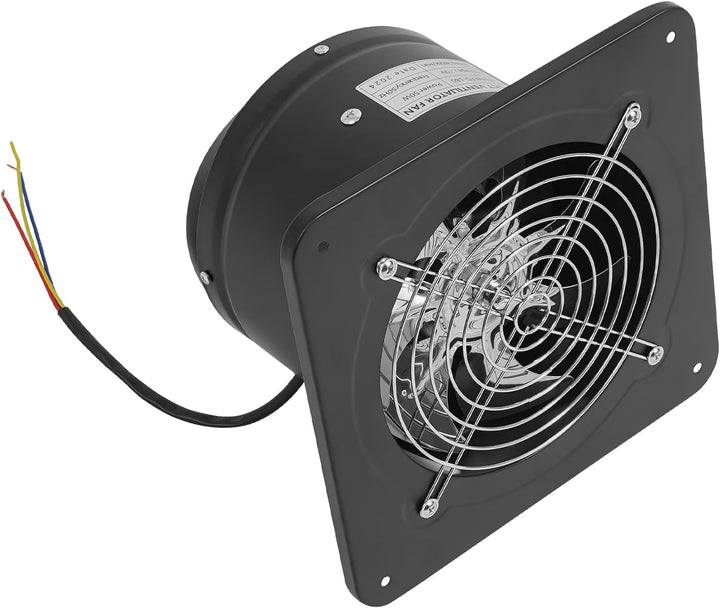 Badlüfter 180mm, Bad Lüfter Abluftventilator 2600 U/min, Leiser Betrieb, Küchenabluftventilator Wand