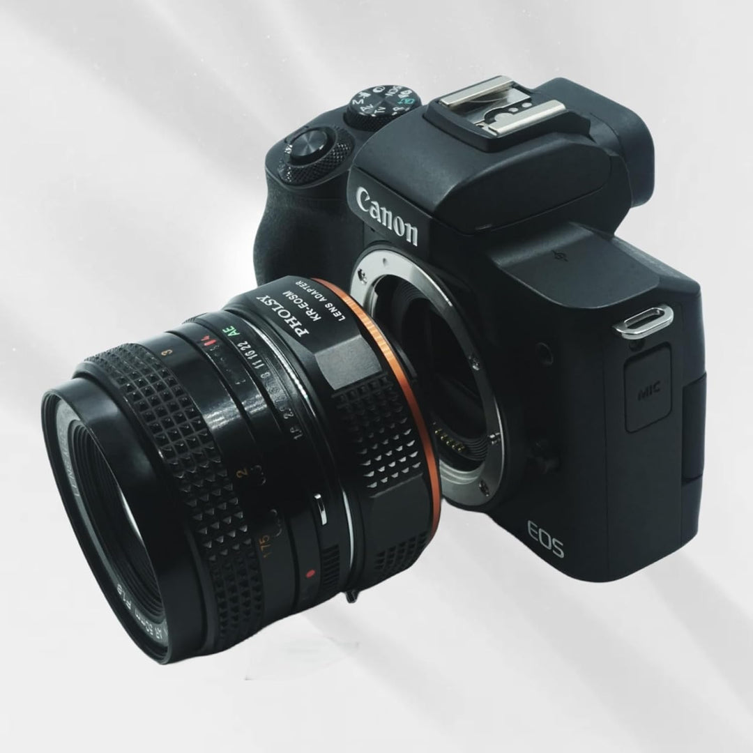 PHOLSY Objektivadapter für Konica AR Objektiv und Canon EF-M Kamera Konica-AR-EOS M, Konica-AR-EOS M