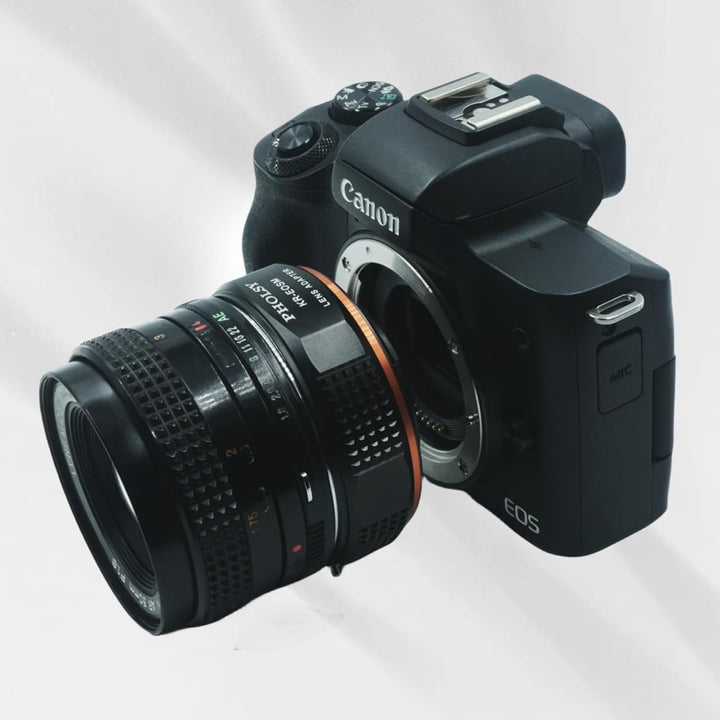 PHOLSY Objektivadapter für Konica AR Objektiv und Canon EF-M Kamera Konica-AR-EOS M, Konica-AR-EOS M
