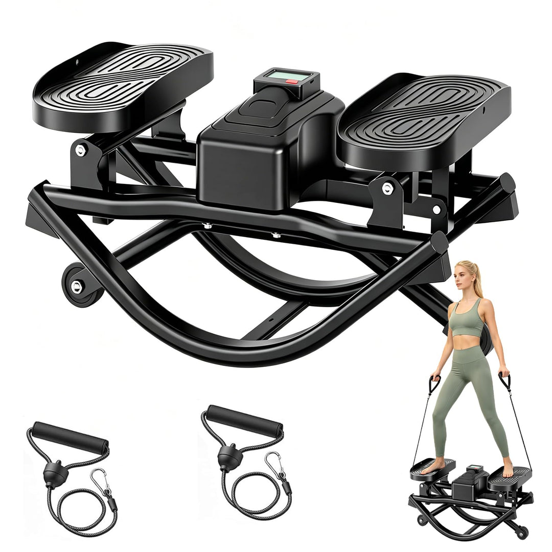 Stepper für Zuhause, Seitlicher Schaukel Fitness Stepper, Rock Stepper