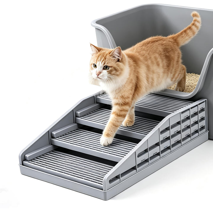 Katzentreppe, rutschfeste Katzentreppe für Katzentoiletten