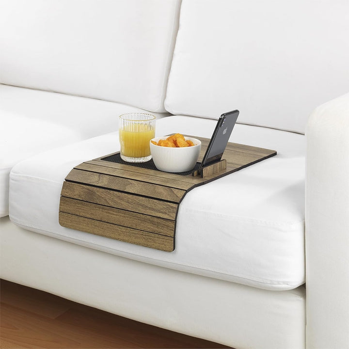 Maximex Multifunktions-Sofa-Tablett, mit Anti-Rutsch-Noppen und Smartphone-/Tablethalterung