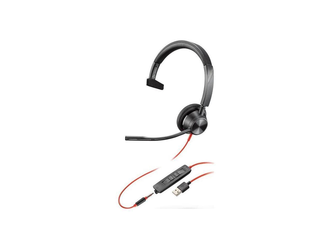 Poly Blackwire 3315 - Schnurgebundenes UC Mono-Headset mit USB-A