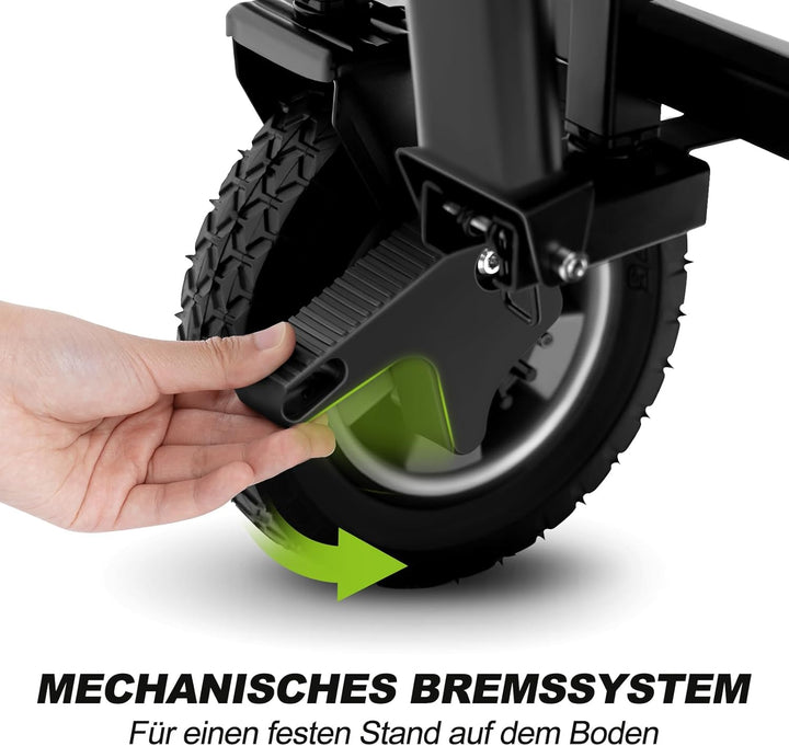 EUGAD Bollerwagen faltbar, 100 L Transportwagen mit verstellbarem Griff, tragbarer Strandwagen mit S