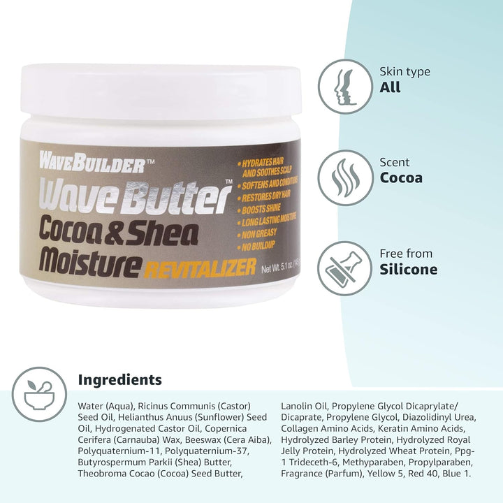 Wavebuilder Wave Butter, 4.8 Ounce by Wavebuilder