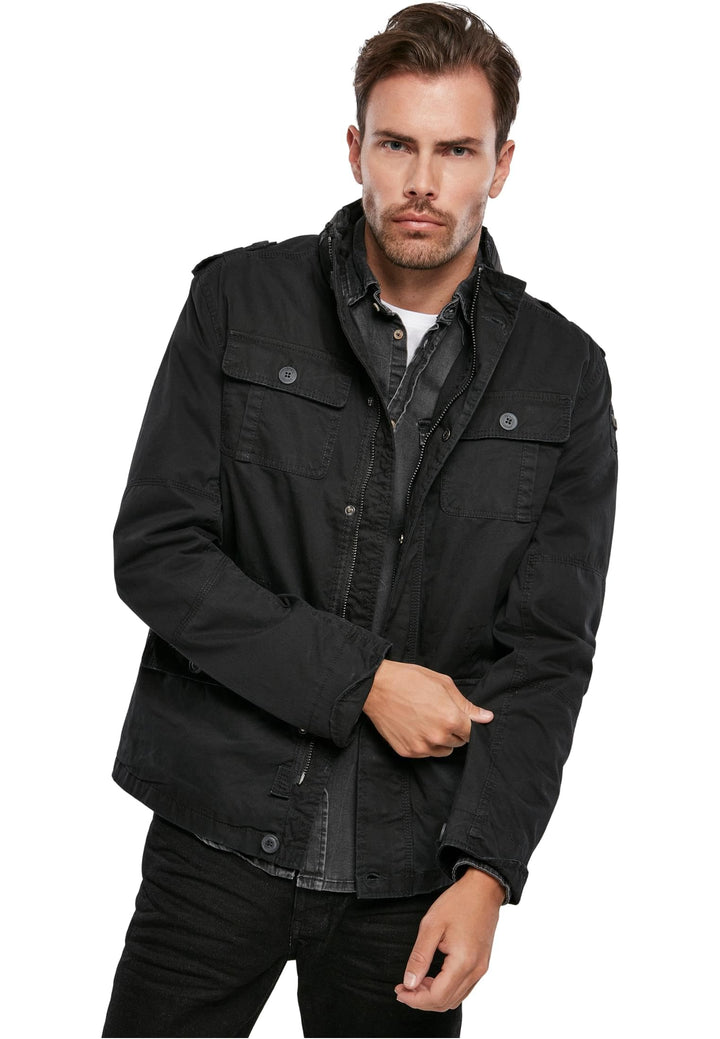Brandit Herren Britannia Jacket Jacke S Schwarz, S Schwarz