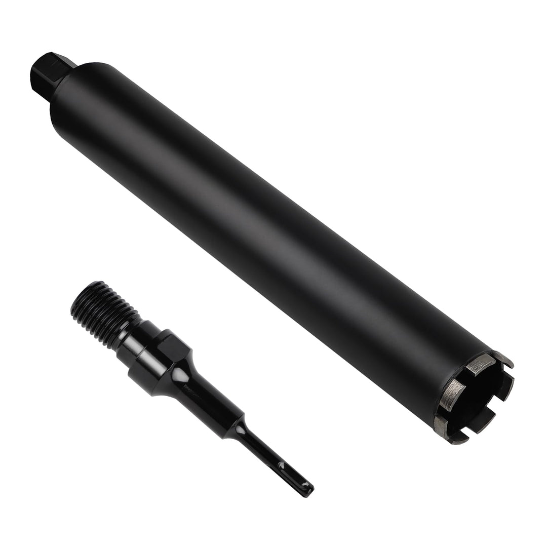 CPROSP 1¼" UNC Diamantbohrkrone ø52MM, L 420mm, Kernbohrkrone mit SDS PLUS Adapter, Bohrkrone für Na
