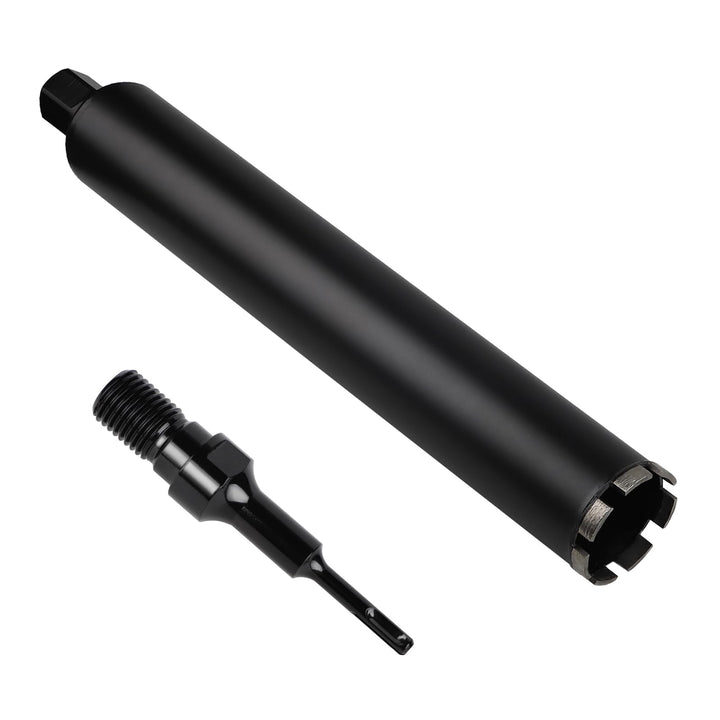 CPROSP 1¼" UNC Diamantbohrkrone ø52MM, L 420mm, Kernbohrkrone mit SDS PLUS Adapter, Bohrkrone für Na