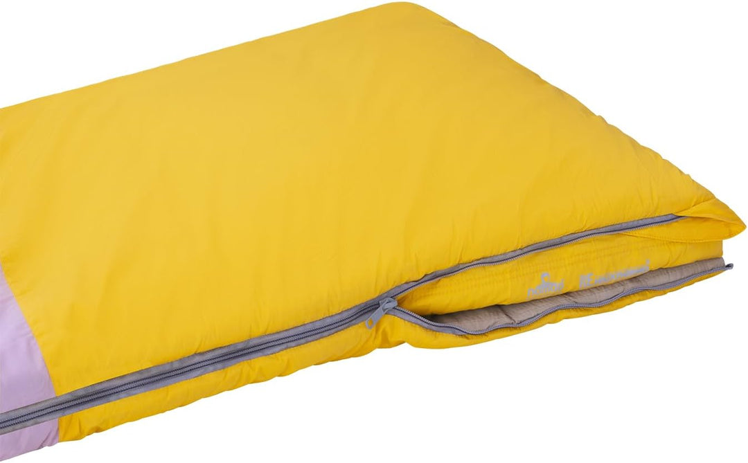 NOMAD® Blazer Multicolour Schlafsack | Reissverschluss linksseitig | Baumwolle | Gefütterter Zugluft