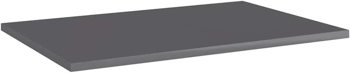 Bücherregal-Bretter 4 STK. Hochglanz-Grau 60x40x1,5 cm,Regalsysteme,805264