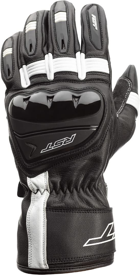 RST Pilot Motorradhandschuhe (Black/White,2XL)