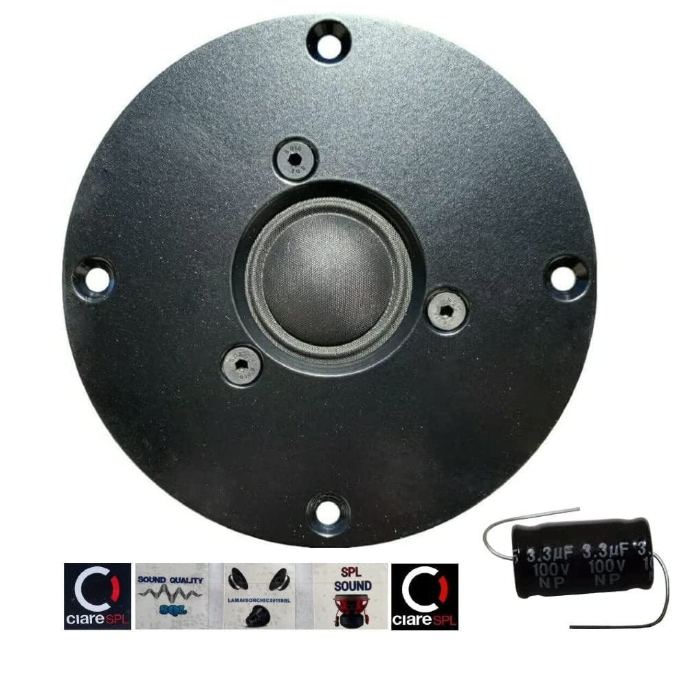 1 Tweeter CIARE HT263 Dome Driver schwarz 100 watt rms 200 watt max 11,00 cm 110 mm impedanz 8 ohm e
