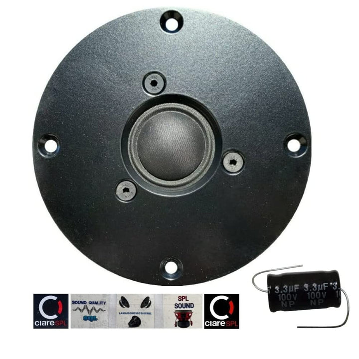 1 Tweeter CIARE HT263 Dome Driver schwarz 100 watt rms 200 watt max 11,00 cm 110 mm impedanz 8 ohm e