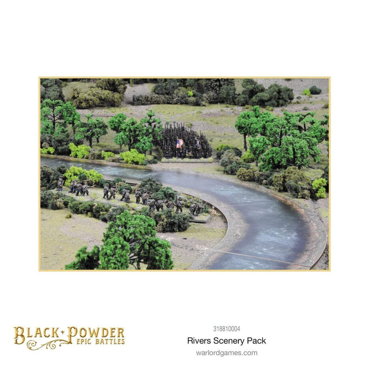 Warlord Games Black Powder &amp; Epic Battles – Rivers Scenery Pack