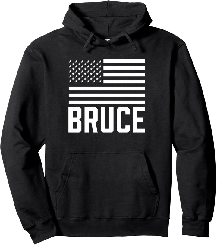 Bruce Geburtstag Vorname personalisiert USA Pullover Hoodie