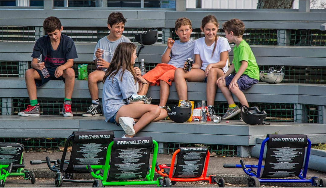 EzyRoller Classic Kinderfahrzeug Dreirad Sitz Spielzeug, Farbe: rot, Rot