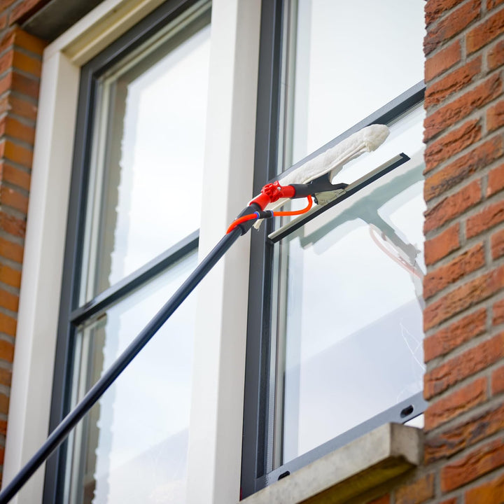 BoomDing Abzieher für Glatte Oberflächen mit Frottee-Aufsatz | 40 cm breit | kompatibel zu unserer T
