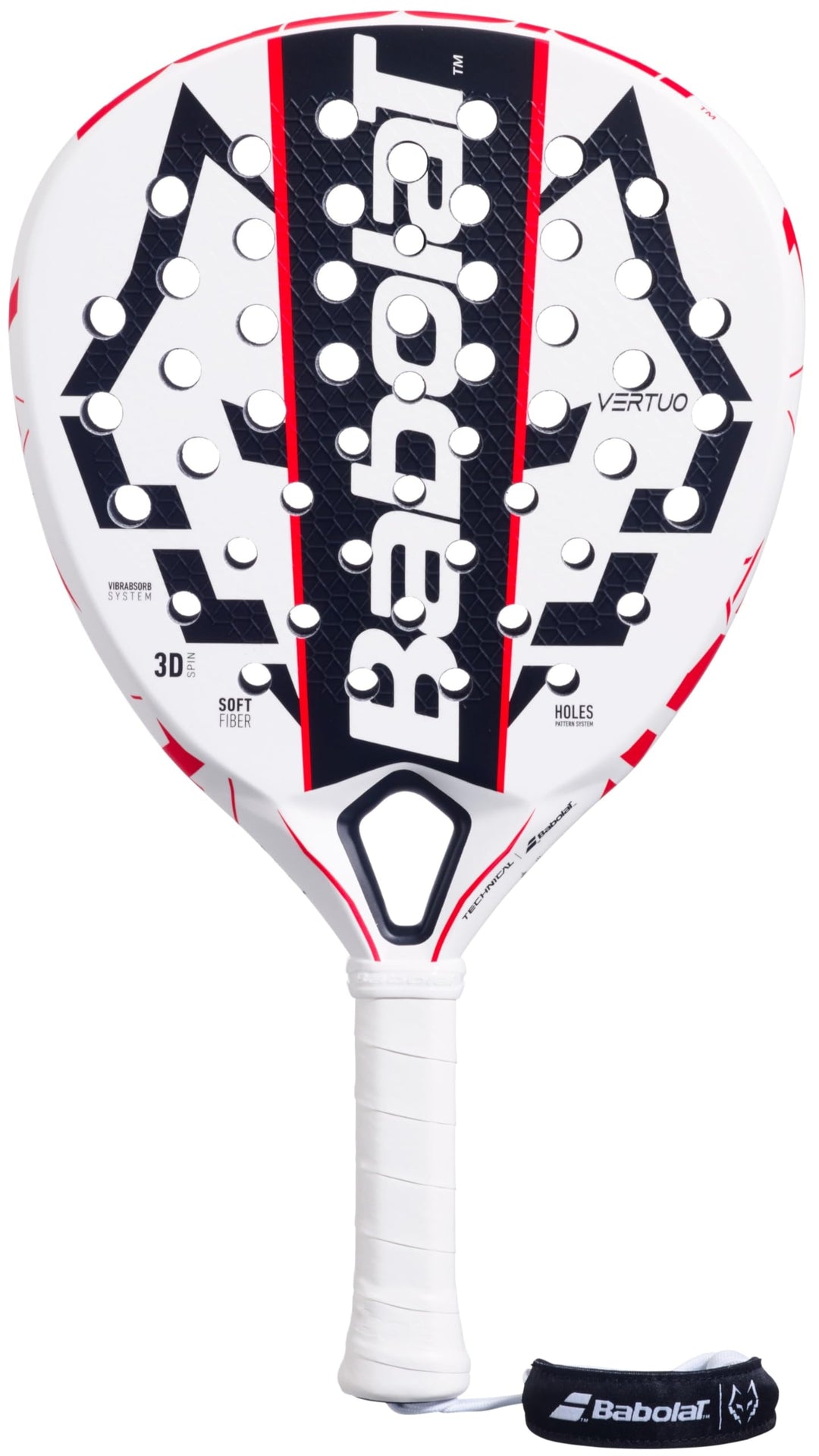 Babolat Tech Vertuo Juan Lebron 2025 Padelschläger weiss 355g NEU