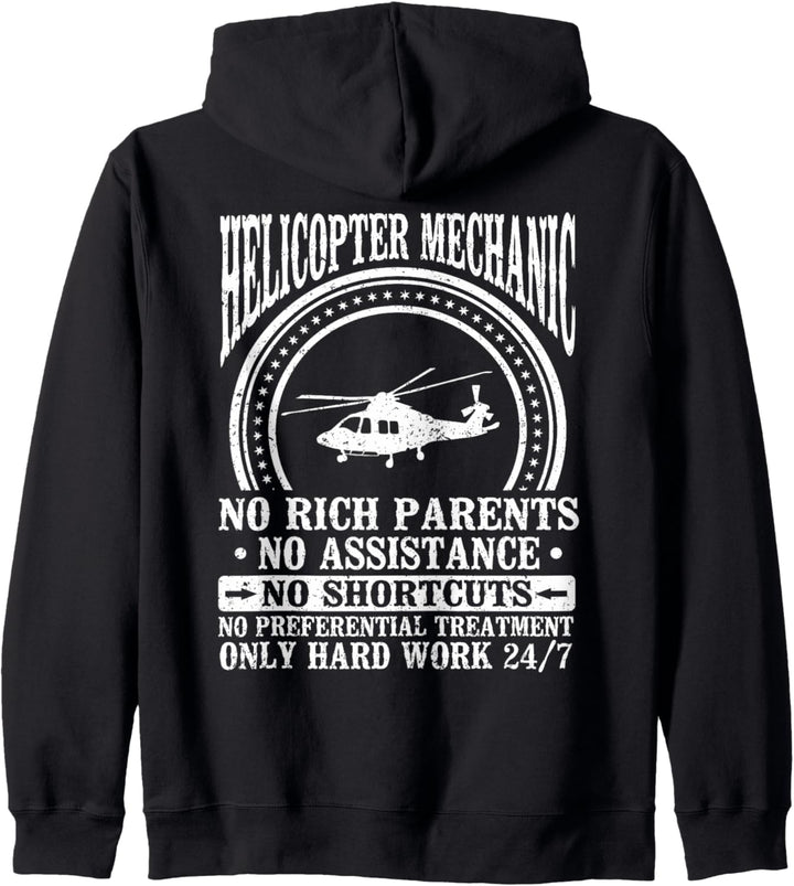 Hubschrauber Techniker Hubschrauber Mechaniker Kapuzenjacke