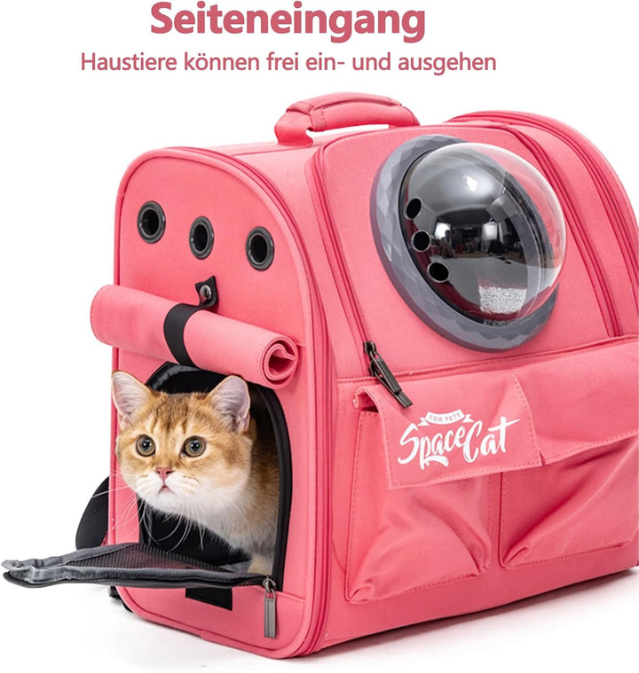 Galatée Hunde-Tragerucksack, Flugtauglicher Haustierrucksack, Katzenrucksack Für Reisen, Wandern, Ca
