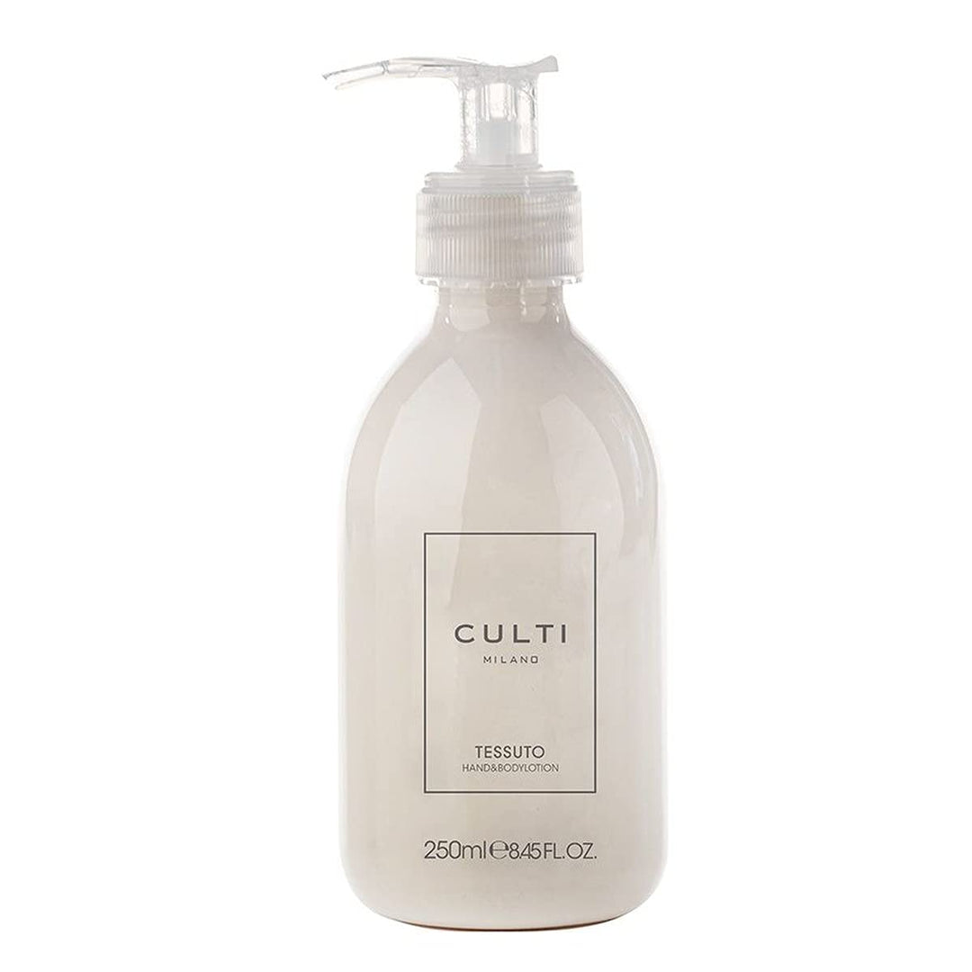 Culti Milano Hand &amp; Körpercreme Tessuto mit einem Volumen von 250 ml und der Duftnote Bergamotte und