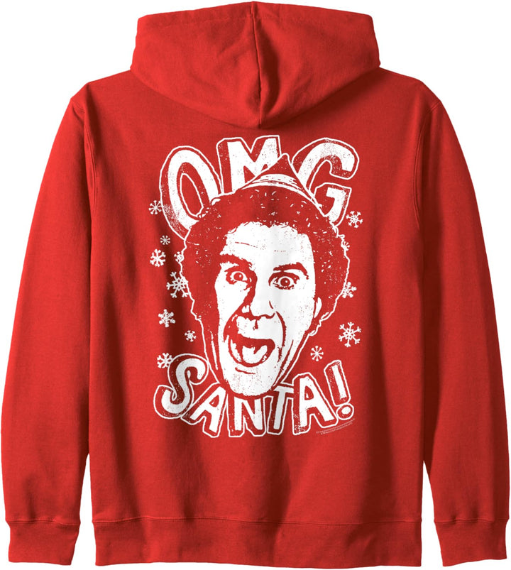 Elf Movie OMG Santa Weihnachtsmann Weihnachten Kapuzenjacke