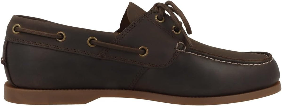 Timberland Herren Cedar Bay 2 Eye Boat Shoe 40 EU Dk Brown Full Grain, 40 EU Dk Brown Full Grain