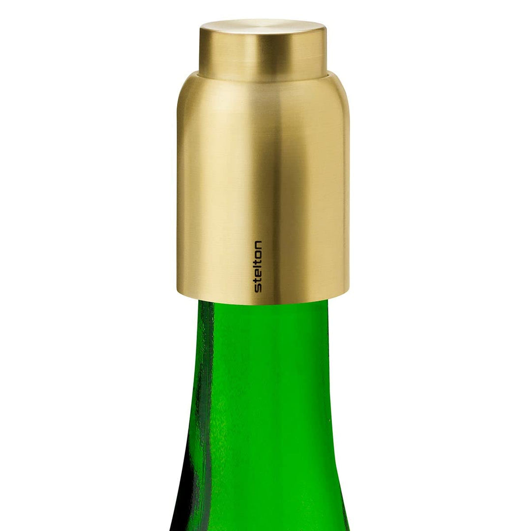 Stelton - Collar - Vakuum Flaschenverschluss - Edelstahl - Gold