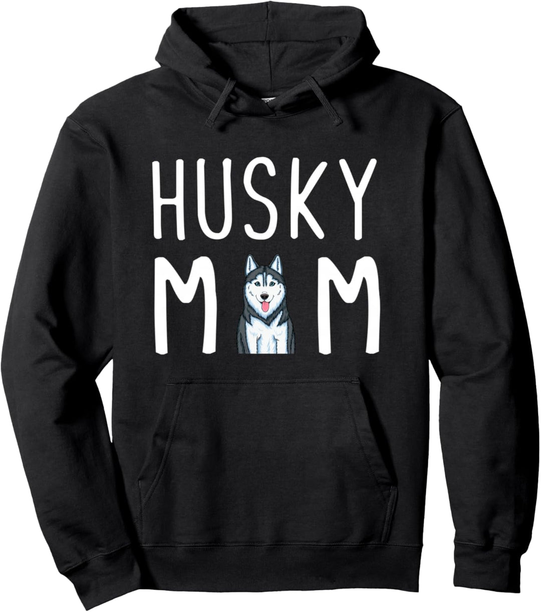 Sibirischer Husky Hund Mama Husky Mom Pullover Hoodie