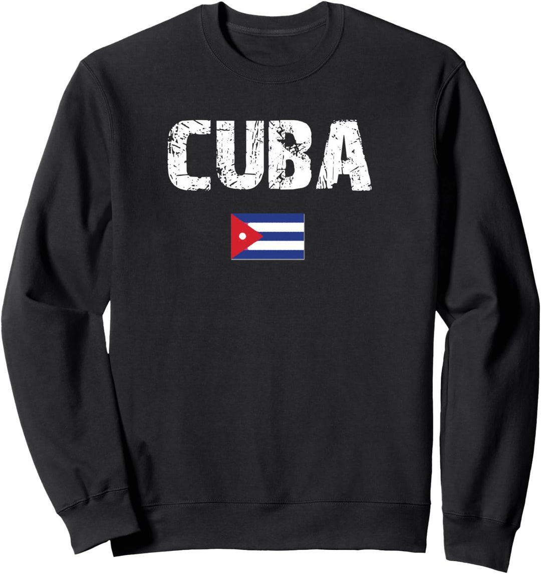 Cuba Cuban Flag Sweatshirt