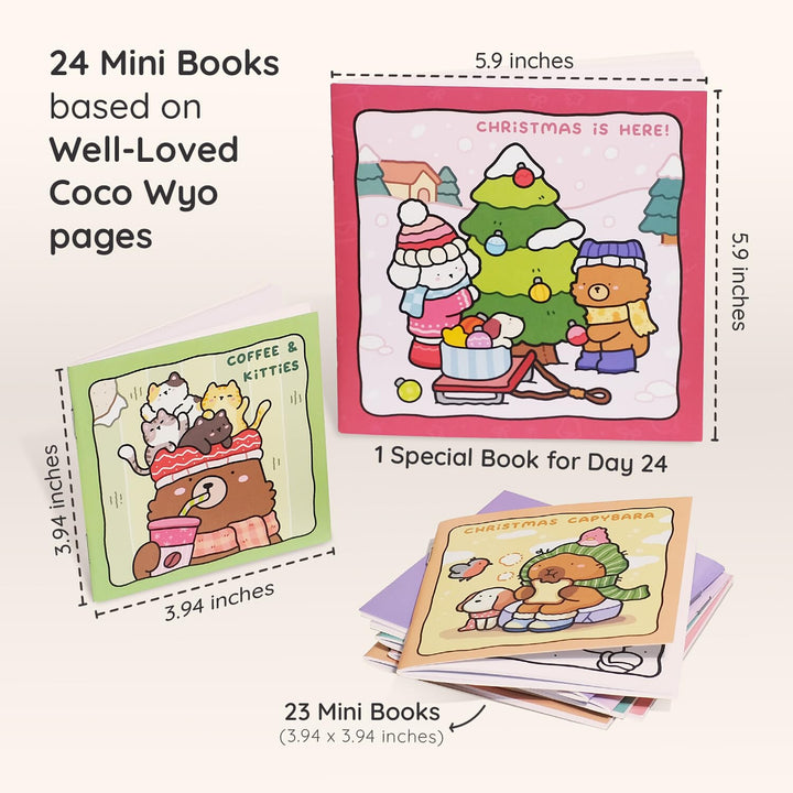Coco Wyo: Cozy Countdown - An Advent Colouring Book Bundle, Taschenbuch