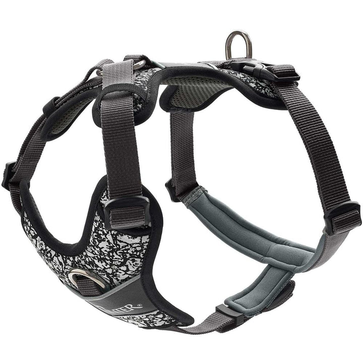 Hunter - Harness Divo Reflect M, black/grey - (68961) schwarz/grau M, schwarz/grau M