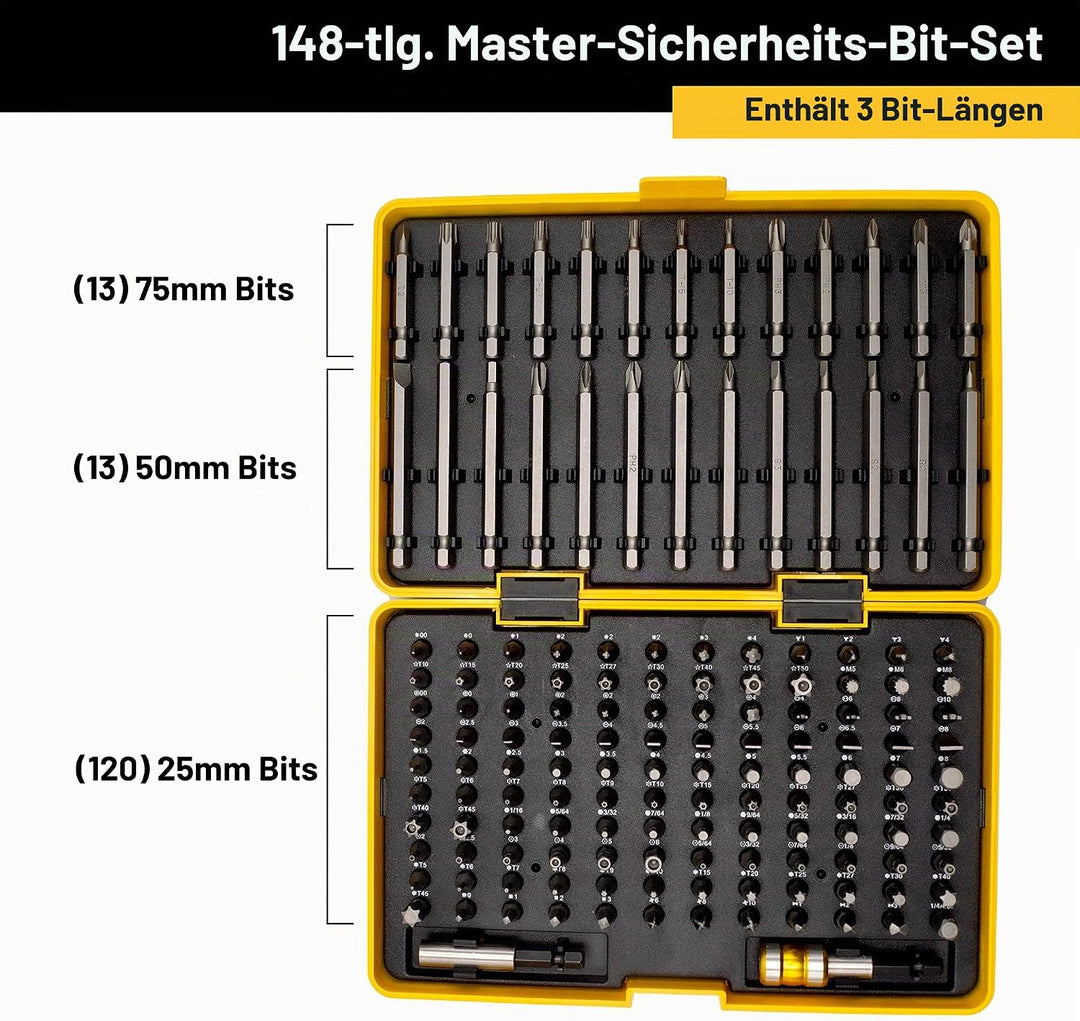 Titan Tools 16148 148-piece Master Bit Set