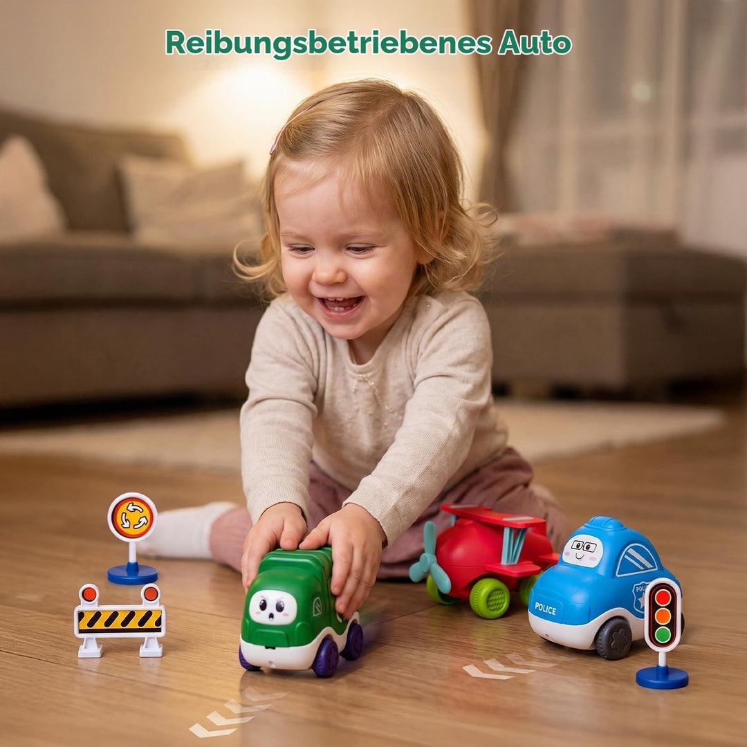 Elektrisches Eisenbahn Spielzeug für Kleinkinder mit Dampf, Licht &amp; Musik