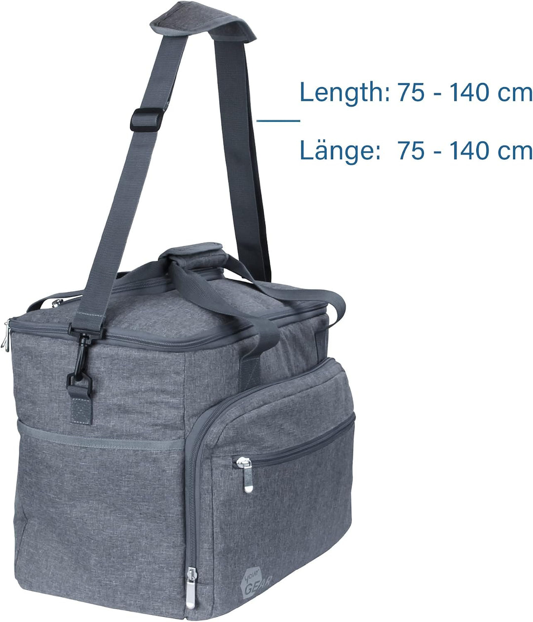 your GEAR Faltbare Kühltasche Cavoli – Isoliertasche mit 30 Liter Volumen – Grosse Picknicktasche mi
