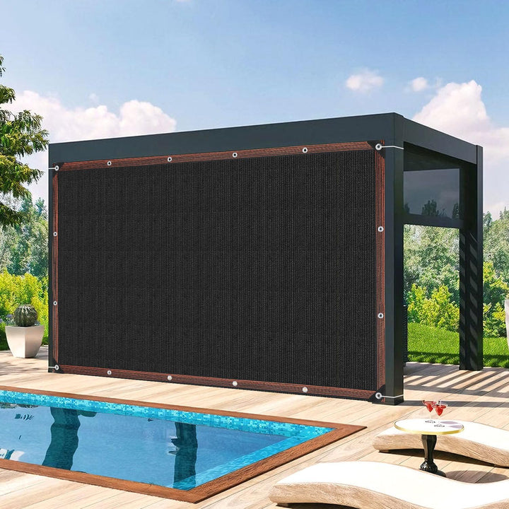 Sonnensegel 3x6 m Rechteckig,Atmungsaktiv Schattiernetz mit Ösen Winddurchlässig Robust,UV-Schutz 90