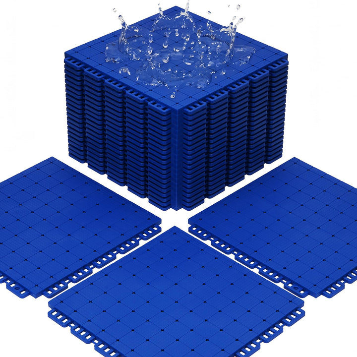 jxgzyy 24 STK Bodenschutzmatte Puzzlematte Set Sportmatte Gymnastikmatte Blau, Blau