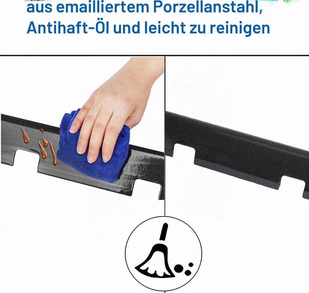GFTIME 38.9cm Flavorizer Bar für Weber Spirit I &amp; II E-310 320 330 (mit Frontbrenner Knöpfen), Spiri