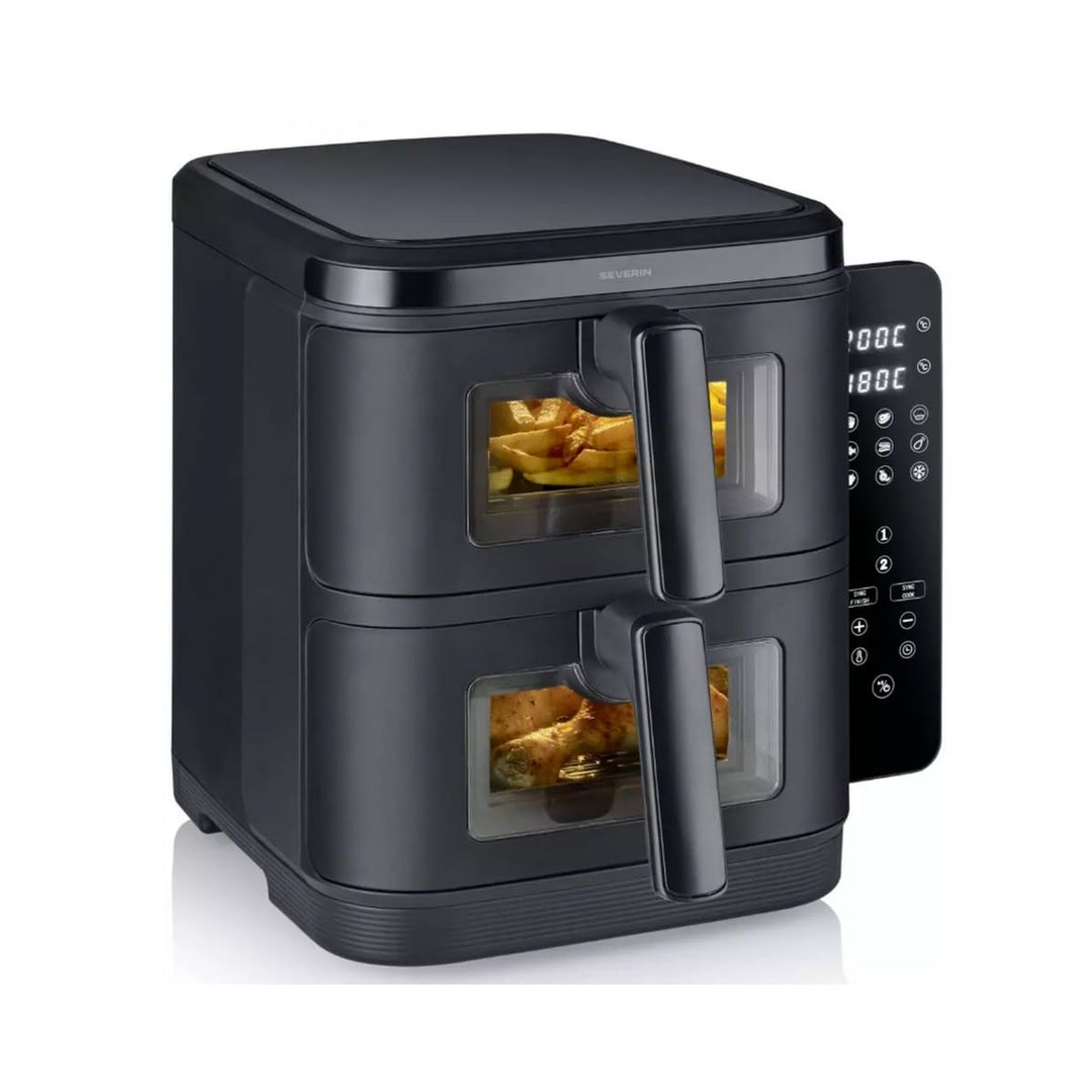 SEVERIN Severin S-Fry Duo Stack Heissluftfritteuse FR 2468