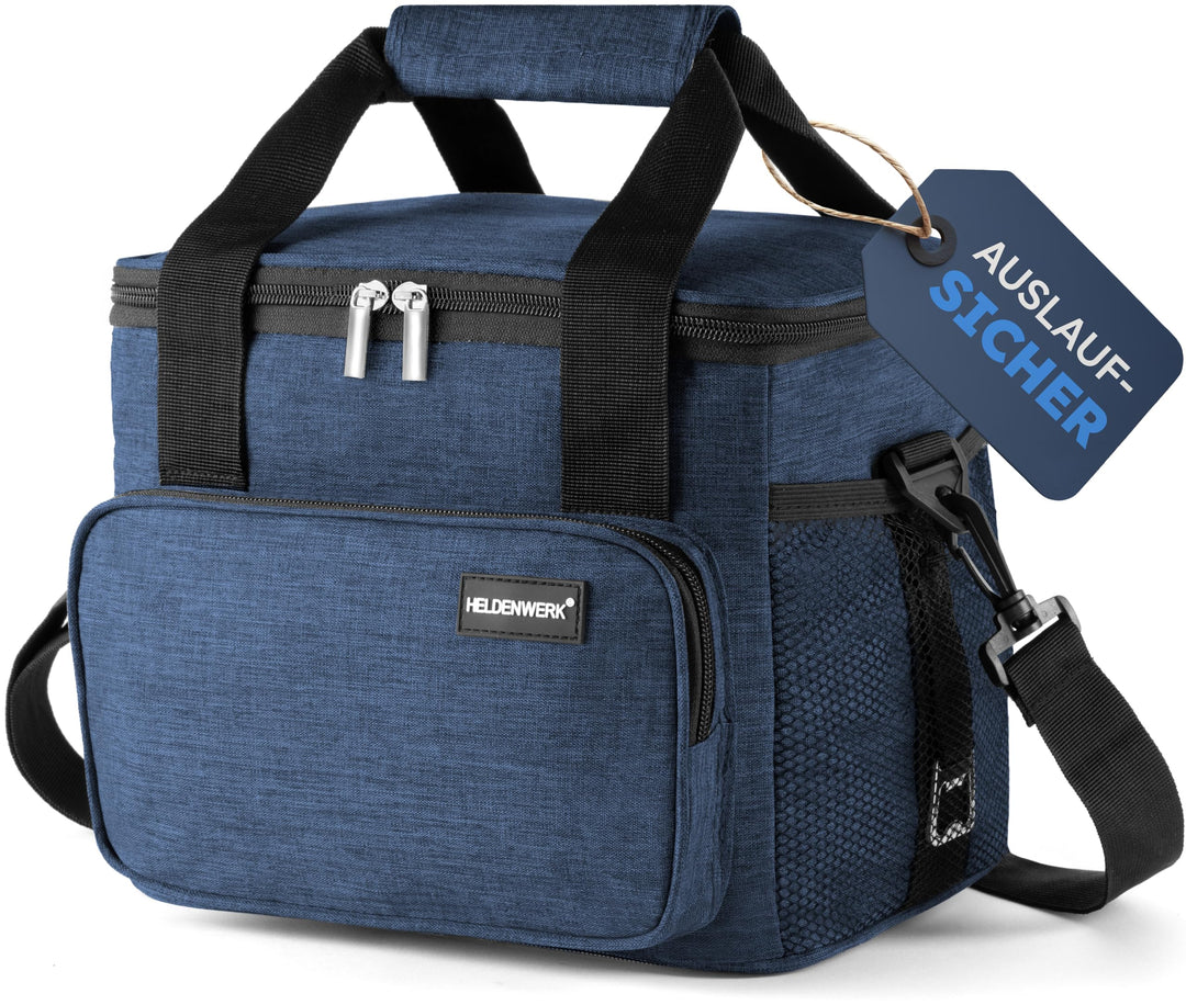 HELDENWERK Kühltasche klein &amp; faltbar 10L, Isolierte Thermo Lunchtasche für Essen &amp; Getränke, wasser