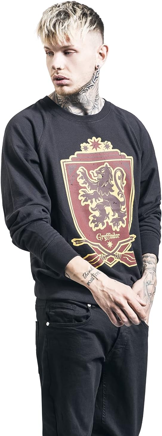 Harry Potter Gryffindor Männer Sweatshirt schwarz XXL